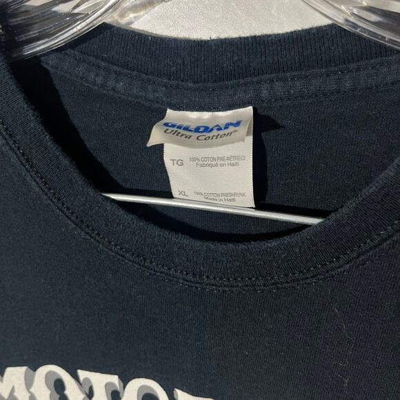 Gildan Ultra Cotton Motorcycle Sunday 10th Annual Black T-Shirt Men’s Size XL - Picture 3 of 6